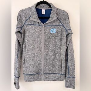 North Carolina Tarheels zip jacket. Zip pockets. Small.
